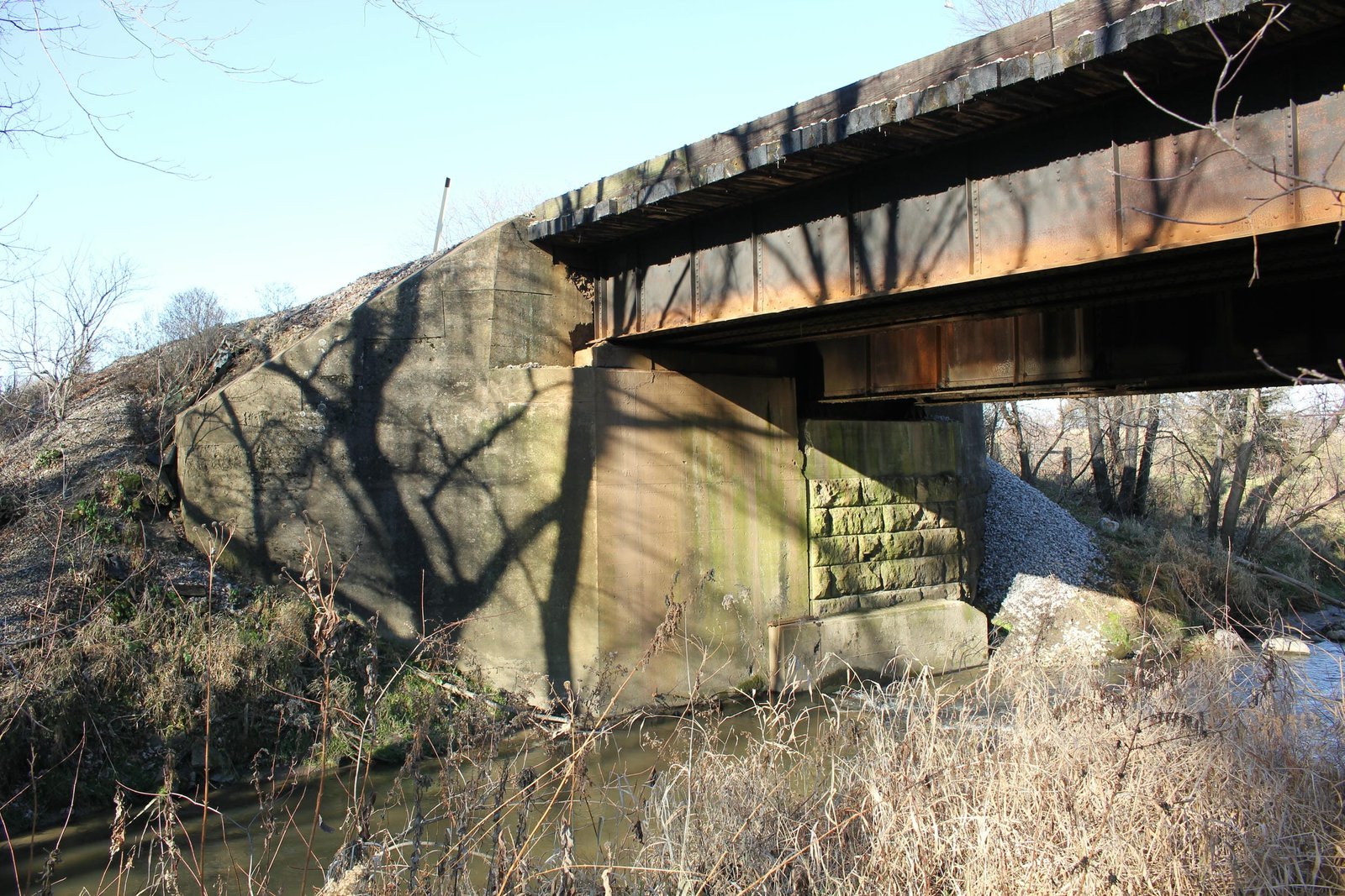 West abutment